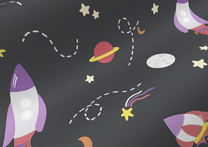 Space Explorer, Nebula - Twist&Fit Roller Blind - Image 4